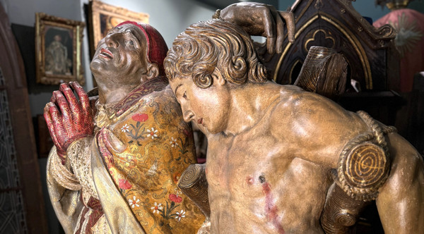 Doppio busto reliquiario - Fine del XVII secolo