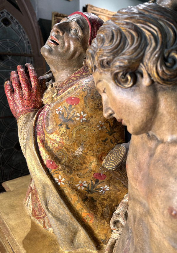 Doppio busto reliquiario - Fine del XVII secolo