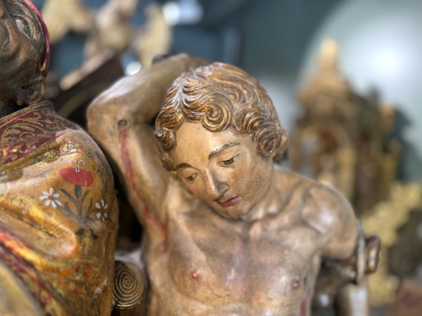 Doppio busto reliquiario - Fine del XVII secolo