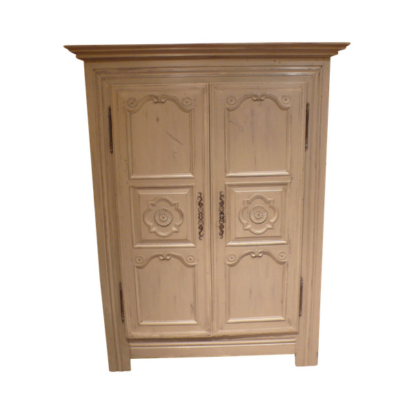 Piccola credenza dipinta in stile Luigi XIV.