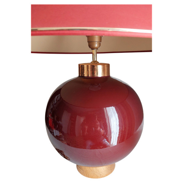 L.Drummer lamp with shade 1950/1970