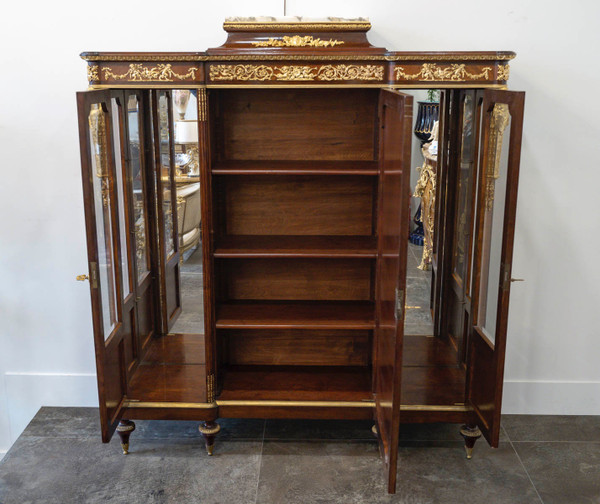 Attribuée à François Linke Une Vitrine De Style Louis XVI époque 19ème Siècle