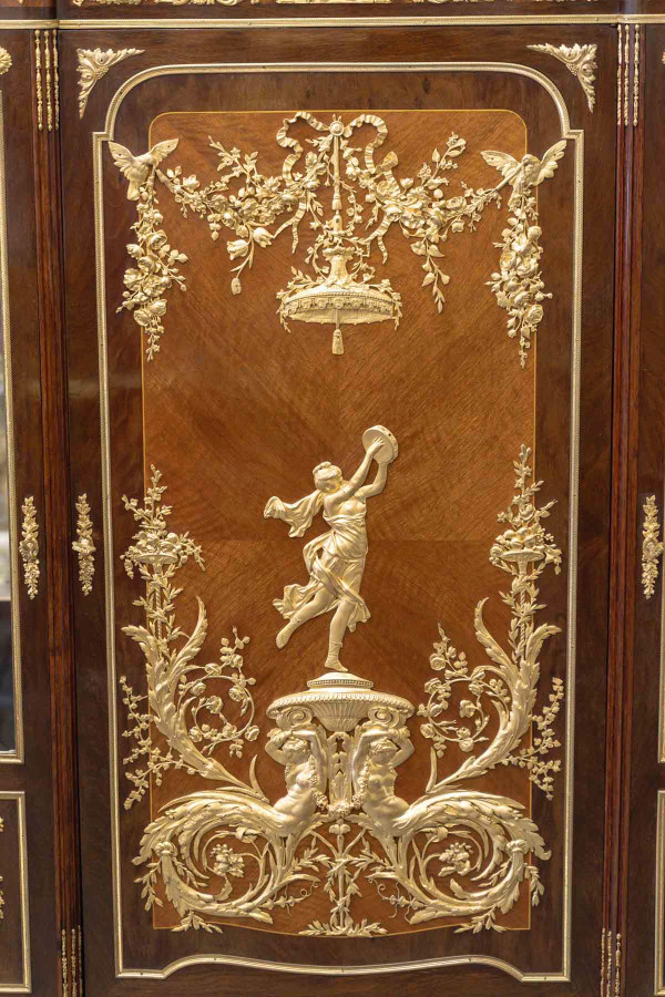 Attribuée à François Linke Une Vitrine De Style Louis XVI époque 19ème Siècle