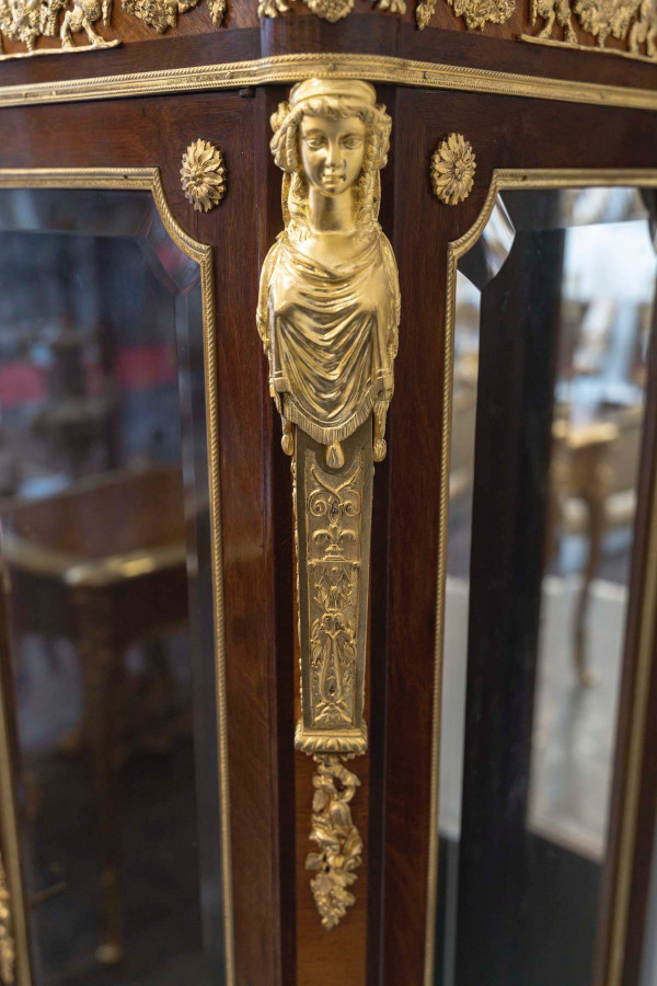 Attribuée à François Linke Une Vitrine De Style Louis XVI époque 19ème Siècle