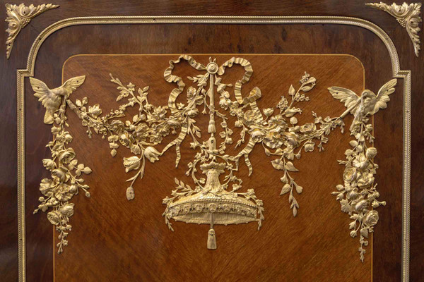 Attribuée à François Linke Une Vitrine De Style Louis XVI époque 19ème Siècle