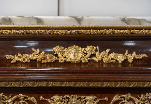 Attribuée à François Linke Une Vitrine De Style Louis XVI époque 19ème Siècle