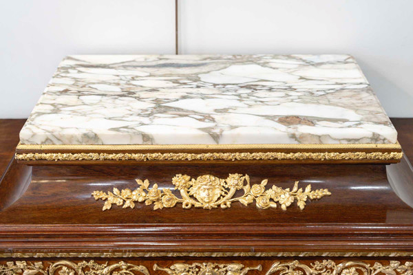 Attribuée à François Linke Une Vitrine De Style Louis XVI époque 19ème Siècle