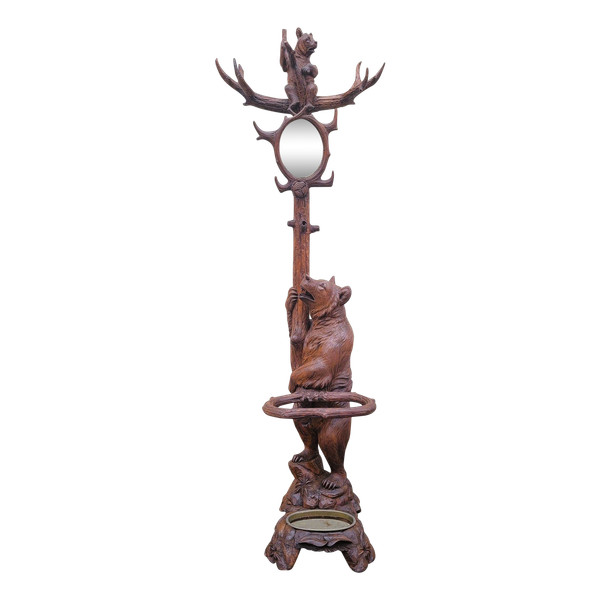 Ours Porte-manteau, Forêt Noire,  Fin XIXème Début XXème Siècle