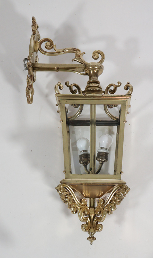 Bronze Portico Lantern Late 19th Century