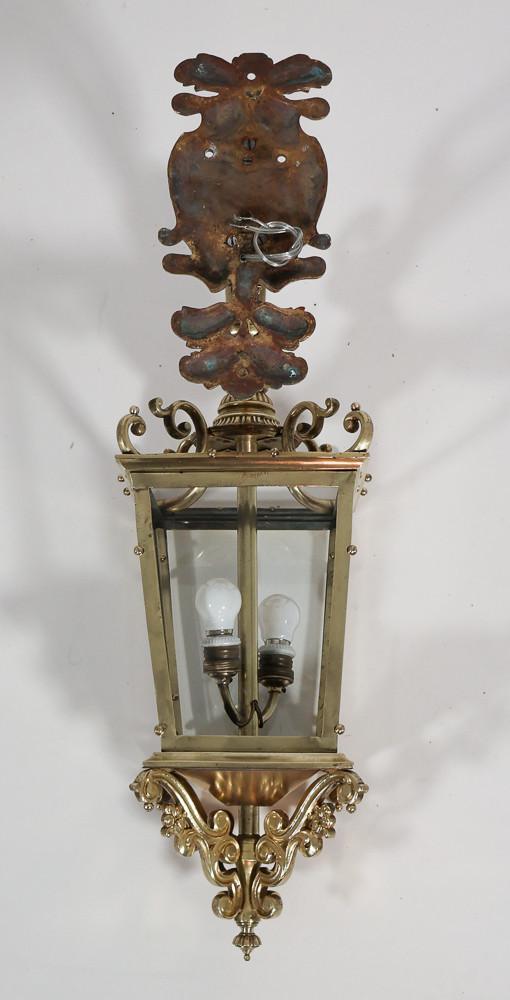 Bronze Portico Lantern Late 19th Century