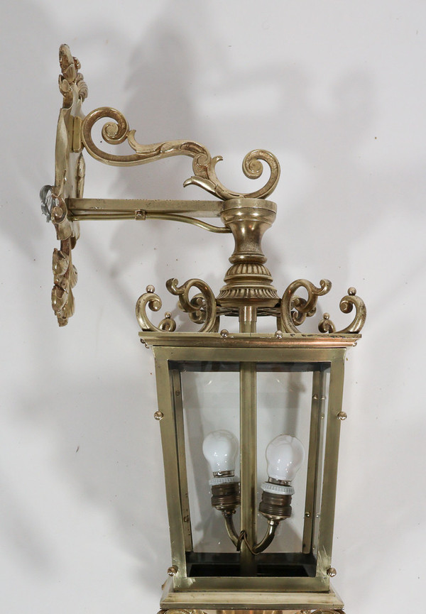Bronze Portico Lantern Late 19th Century
