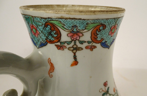 Verseuse Couverte Porcelaine Chine Compagnie Indes Famille Verte Kangxi 18è