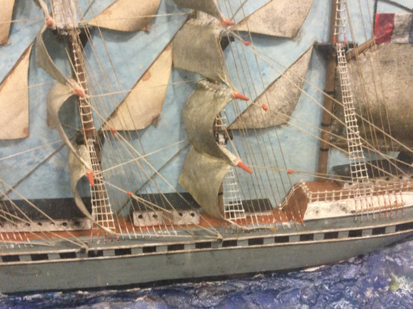 Grand diorama XIXe 