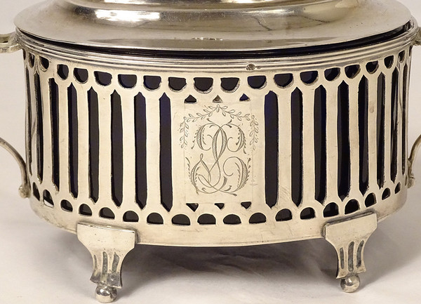 Louis XVI silver sugar bowl Fermiers Généraux Paris Leguay 18th century