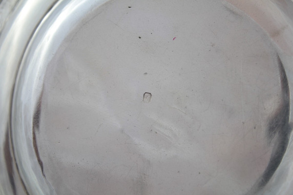 Tazza e piattino in argento massiccio, marchio 'Vieillard', grande garanzia Parigi (1819-1838)