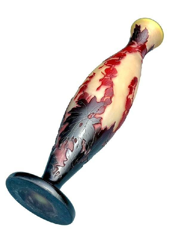 Vaso grande Emile Gallé "Cuore di Maria"