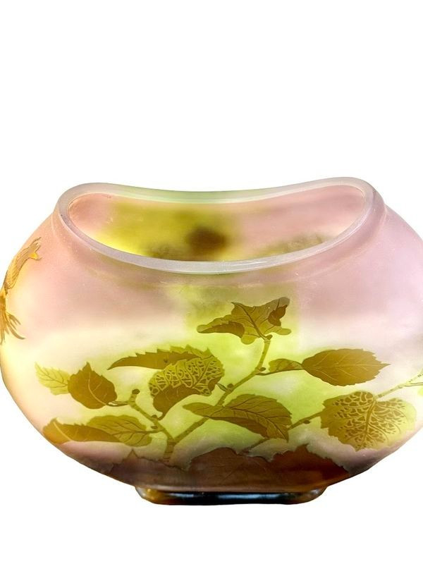 Emile Gallé Vase “Aux Noisettes”