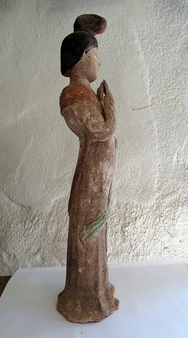 Statuetta in terracotta, Cina