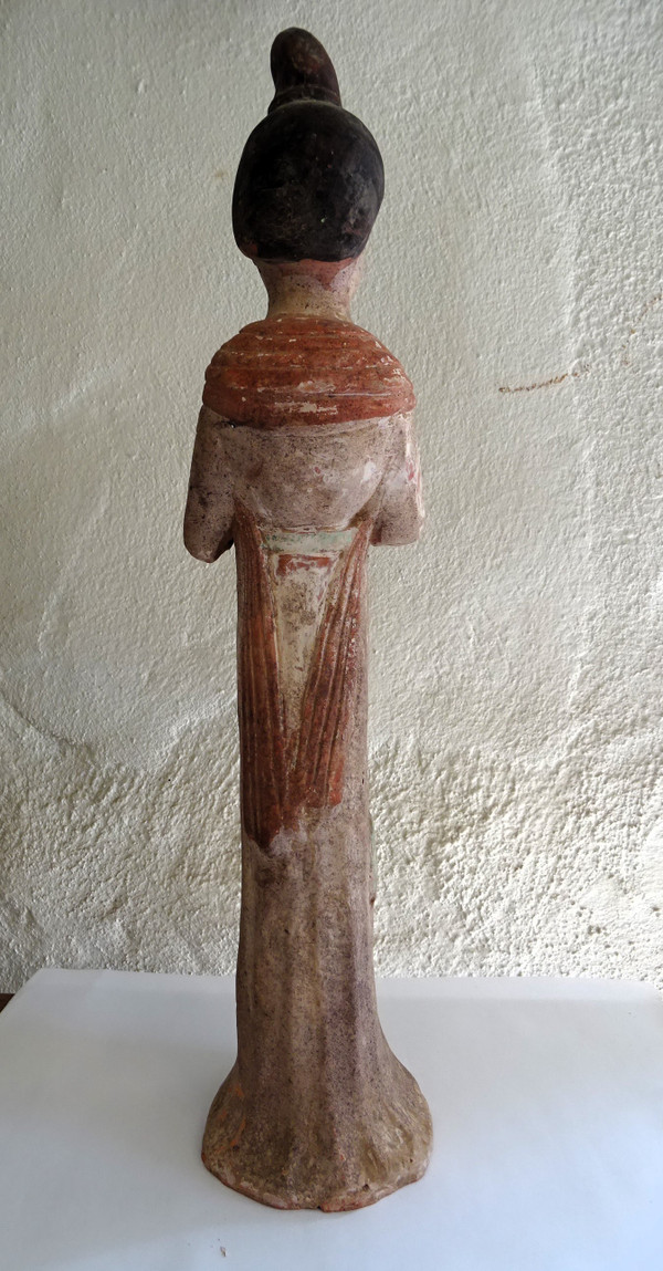 Statuetta in terracotta, Cina