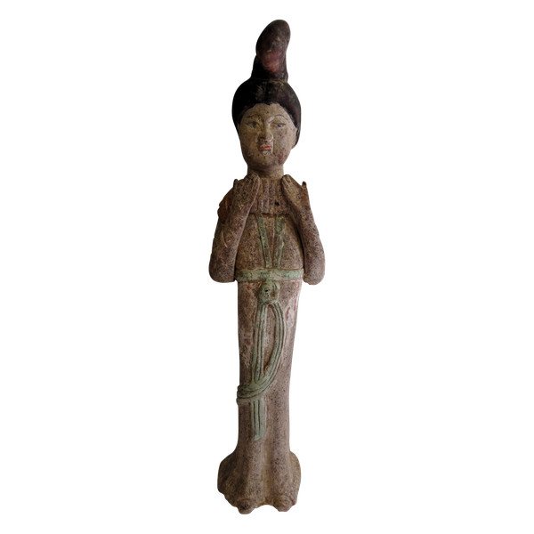 Statuetta in terracotta, Cina