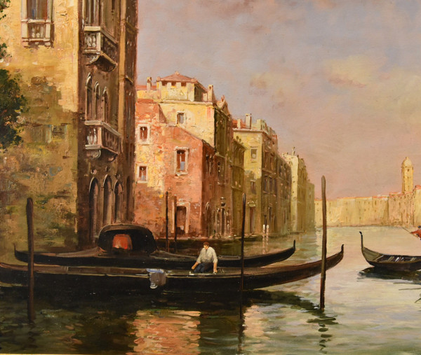 Vue De Venise Avec Le Grand Canal, Antoine Bouvard Dit Marc Aldine (L'isère 1875 - Paris 1957)