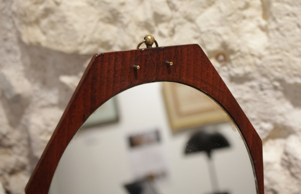 Folding mirror in rosewood, circa 1930, Art Deco