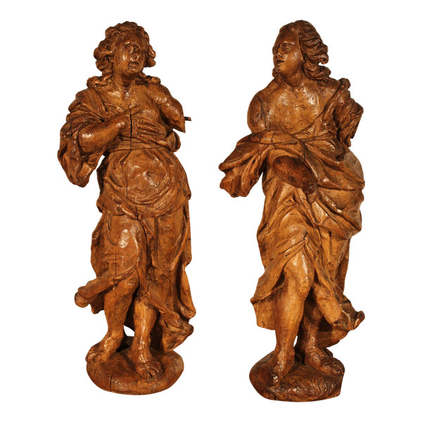  Paar Statuen aus dem 17. Jahrhundert