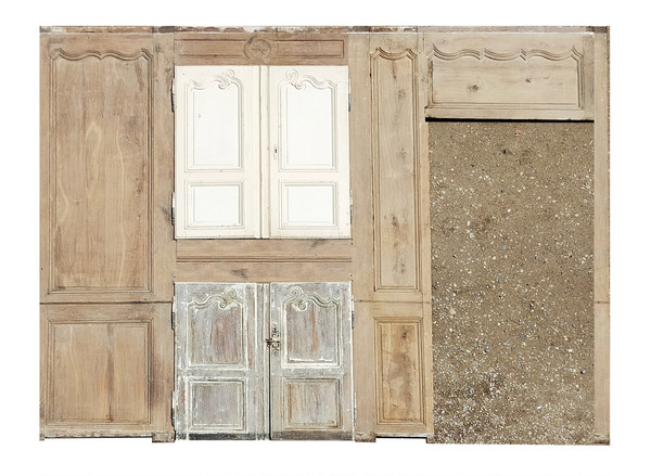 Trumeau De Boiserie époque XVIIIème En Chêne Et Autres Boiseries Portes Anciennes