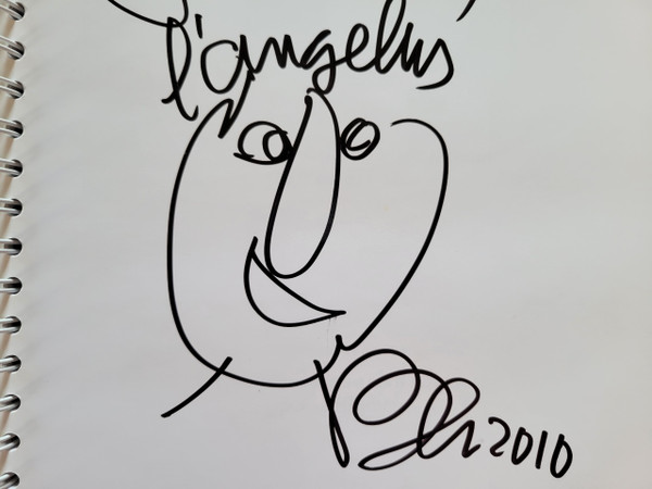 Book with original drawing of "Ben"
