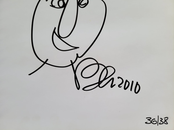 Book with original drawing of "Ben"