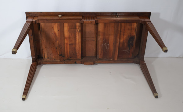 Konsolentisch aus Walnussholz im Louis XVI-Stil, Anfang des 19. Jahrhunderts 