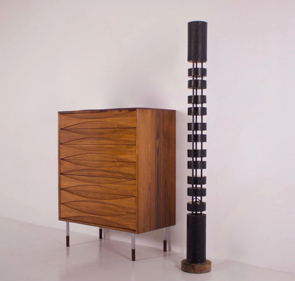 Cassettiera settimanale in palissandro, Arne Vodder.