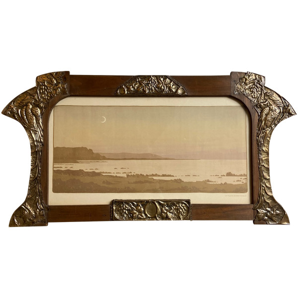 Original-Lithographie „La pointe de Bretteville“ von Paul Berthon