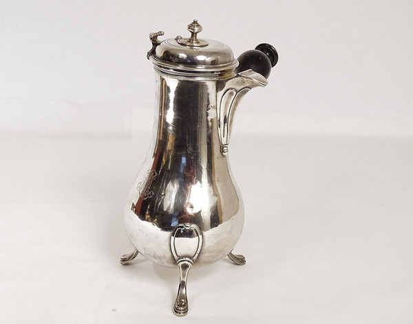Silver Chocolatière Fermiers Généraux Roquillet-Desnoyers 18th century
