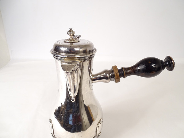 Silver Chocolatière Fermiers Généraux Roquillet-Desnoyers 18th century