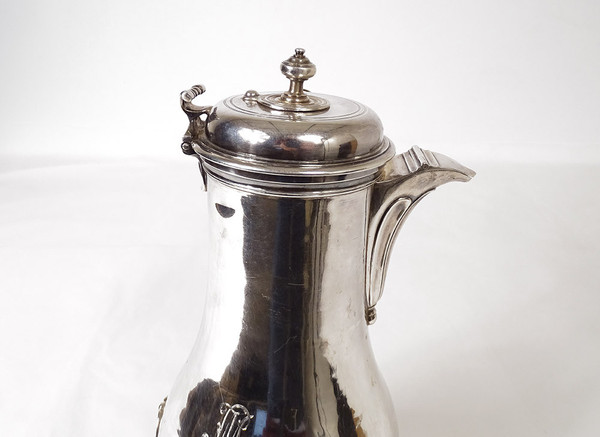 Silver Chocolatière Fermiers Généraux Roquillet-Desnoyers 18th century
