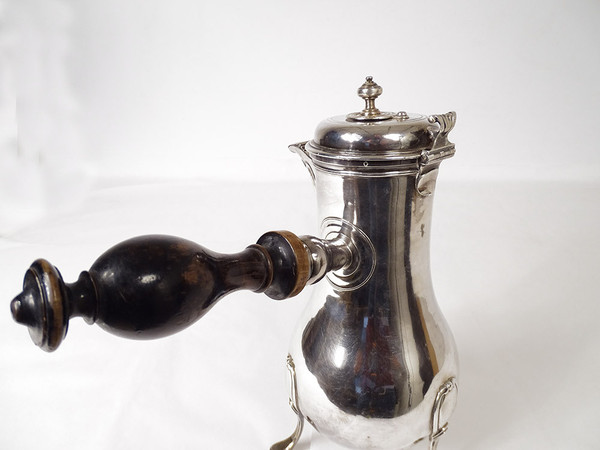 Silver Chocolatière Fermiers Généraux Roquillet-Desnoyers 18th century