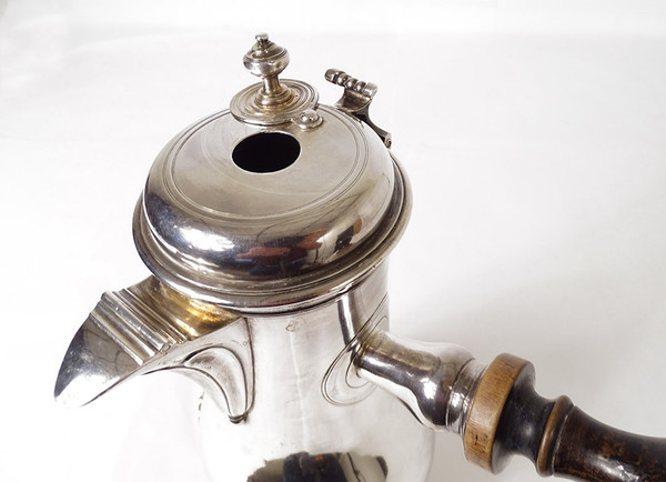 Silver Chocolatière Fermiers Généraux Roquillet-Desnoyers 18th century
