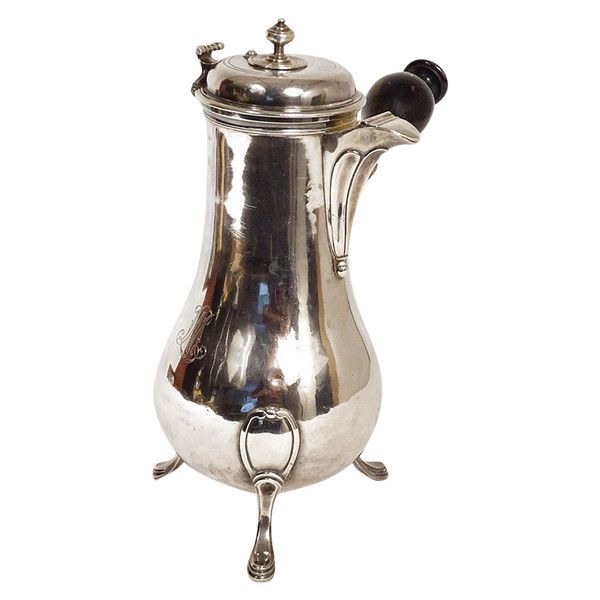 Silver Chocolatière Fermiers Généraux Roquillet-Desnoyers 18th century