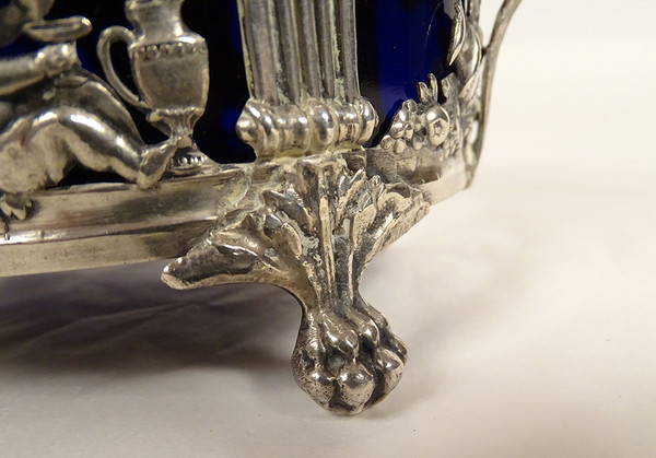 Zuckerdose Louis XVI Massivsilber Fermiers Généraux Paris Pierre Blard XVIIIè