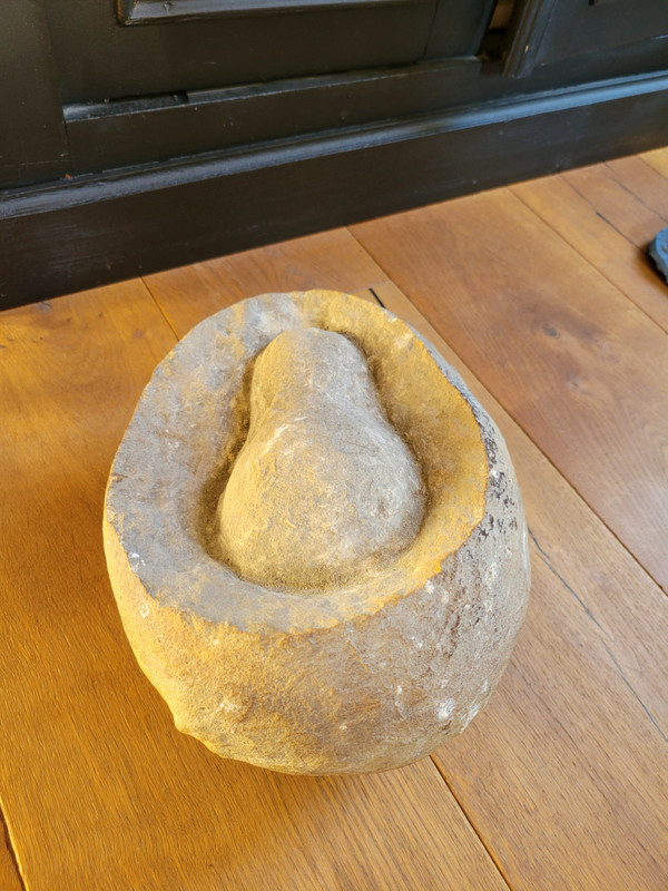 Fossil presented as a dinosaur egg