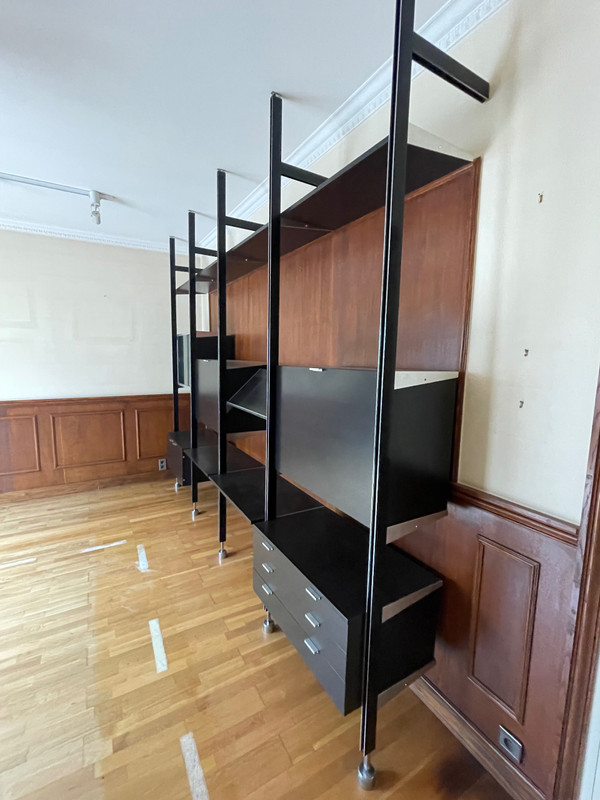 George Nelson Modular Bookcase For Mobilier International Circa 1970