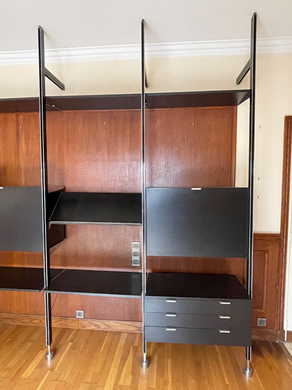 George Nelson Modular Bookcase For Mobilier International Circa 1970