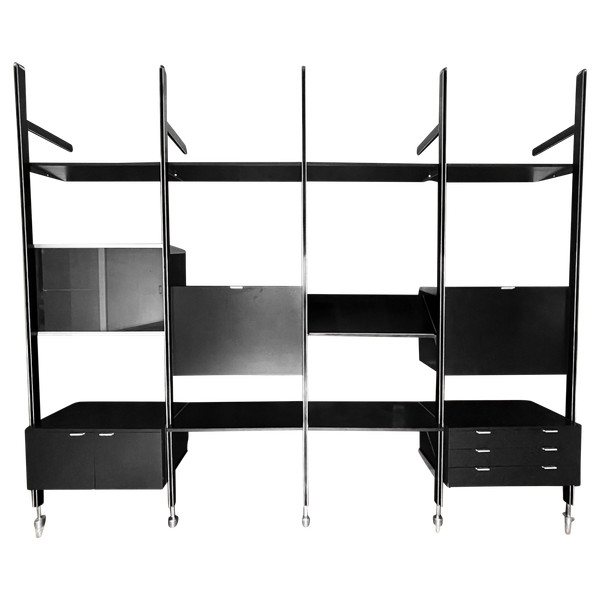George Nelson Modular Bookcase For Mobilier International Circa 1970