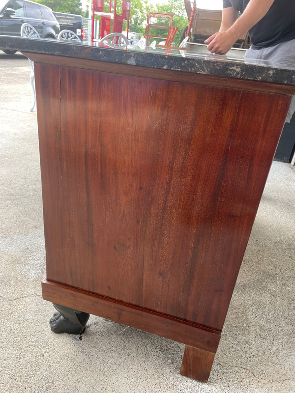 Empire period Retour D'egypte chest of drawers Pied Griffe Mahogany