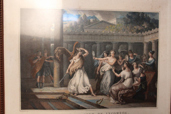 Pair Of 18th Century Color Engravings