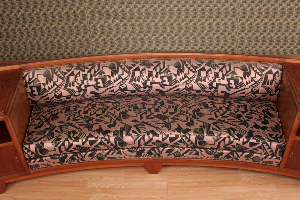 Immense Banquette Art Déco Des Ateliers Majorelle 330 cm de longueur