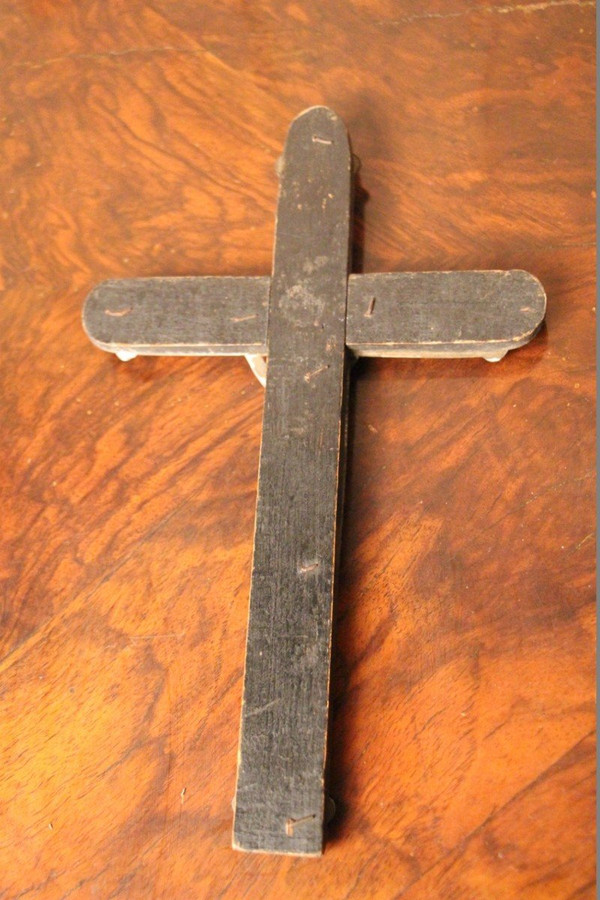 Croce in argento massiccio del XIX secolo