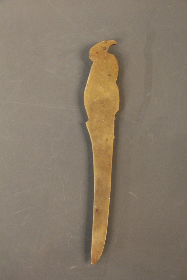 Ouvre Lettre En Bronze Signé Aristide Colotte