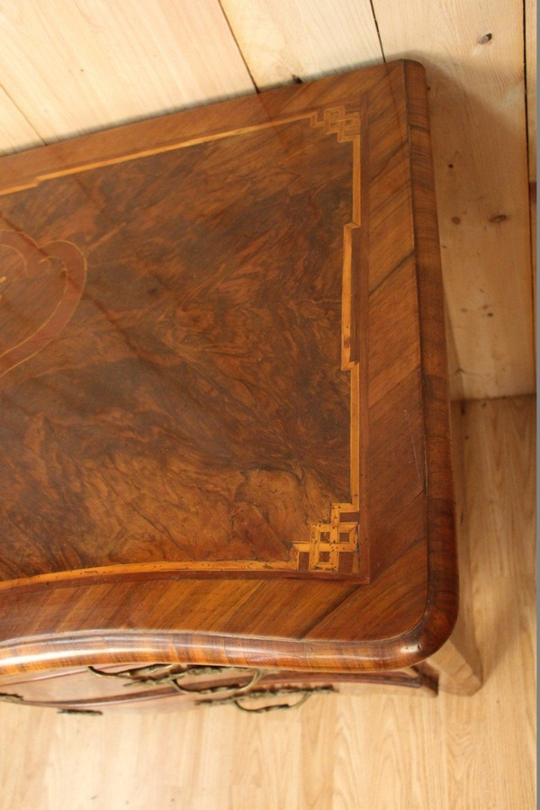 18th Century Louis XIV Marquetry Chest of Drawers
